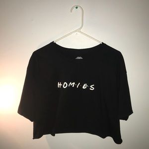 homies crop top